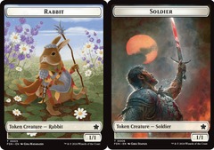 Rabbit (5) // Soldier (6) Token